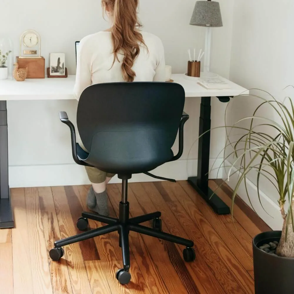 Maari Chair 5-Star Base with Upholstered Seat