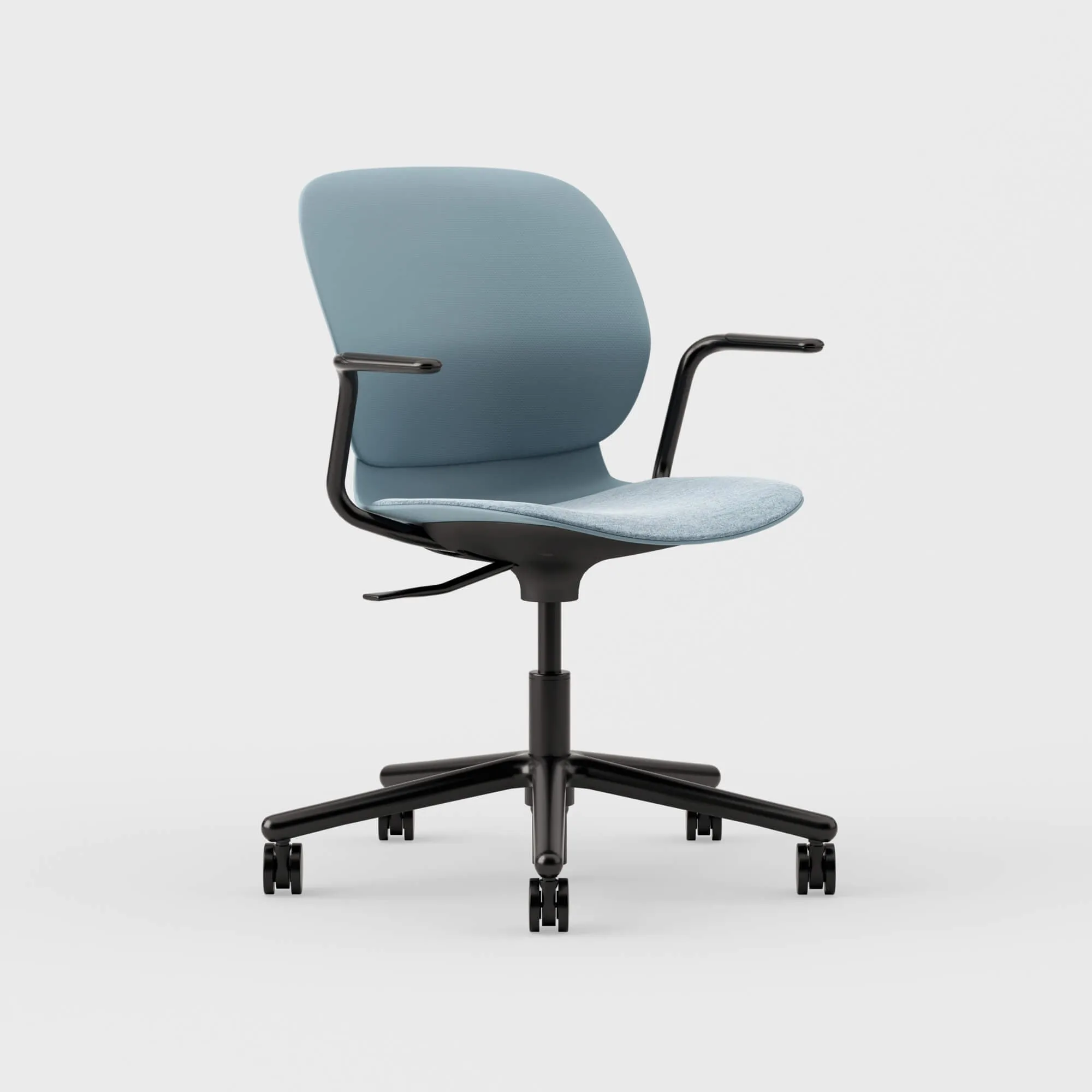 Maari Chair 5-Star Base with Upholstered Seat