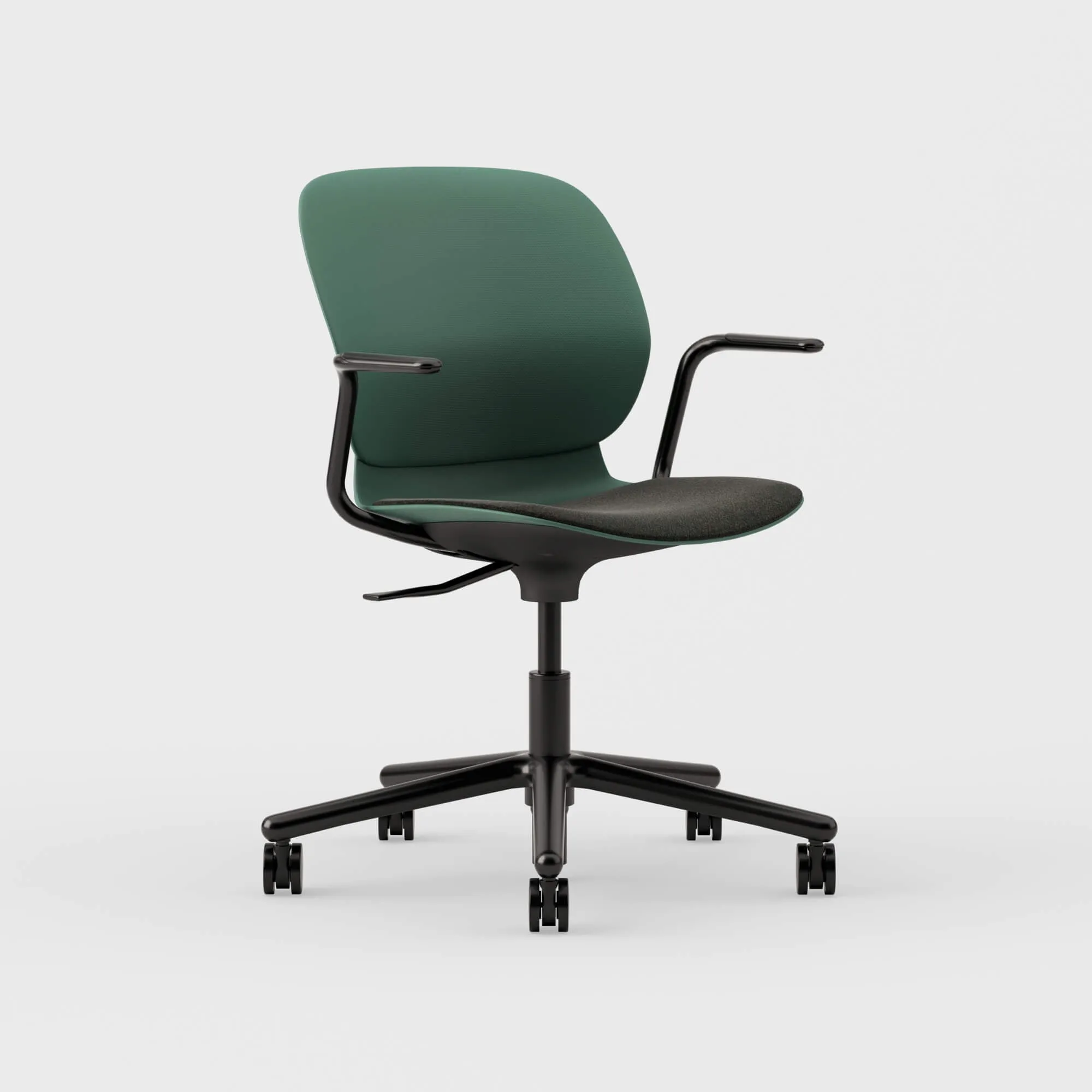 Maari Chair 5-Star Base with Upholstered Seat