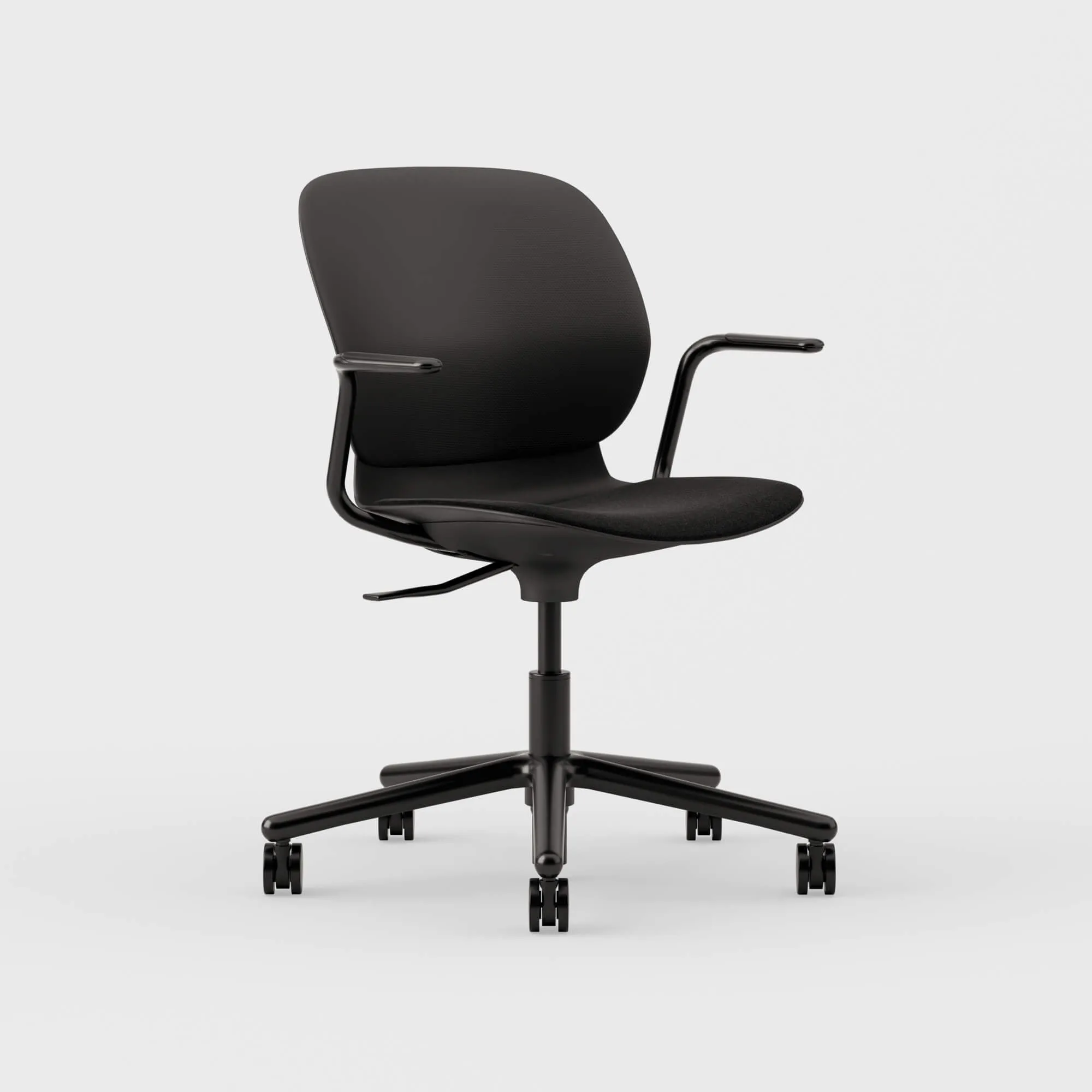 Maari Chair 5-Star Base with Upholstered Seat