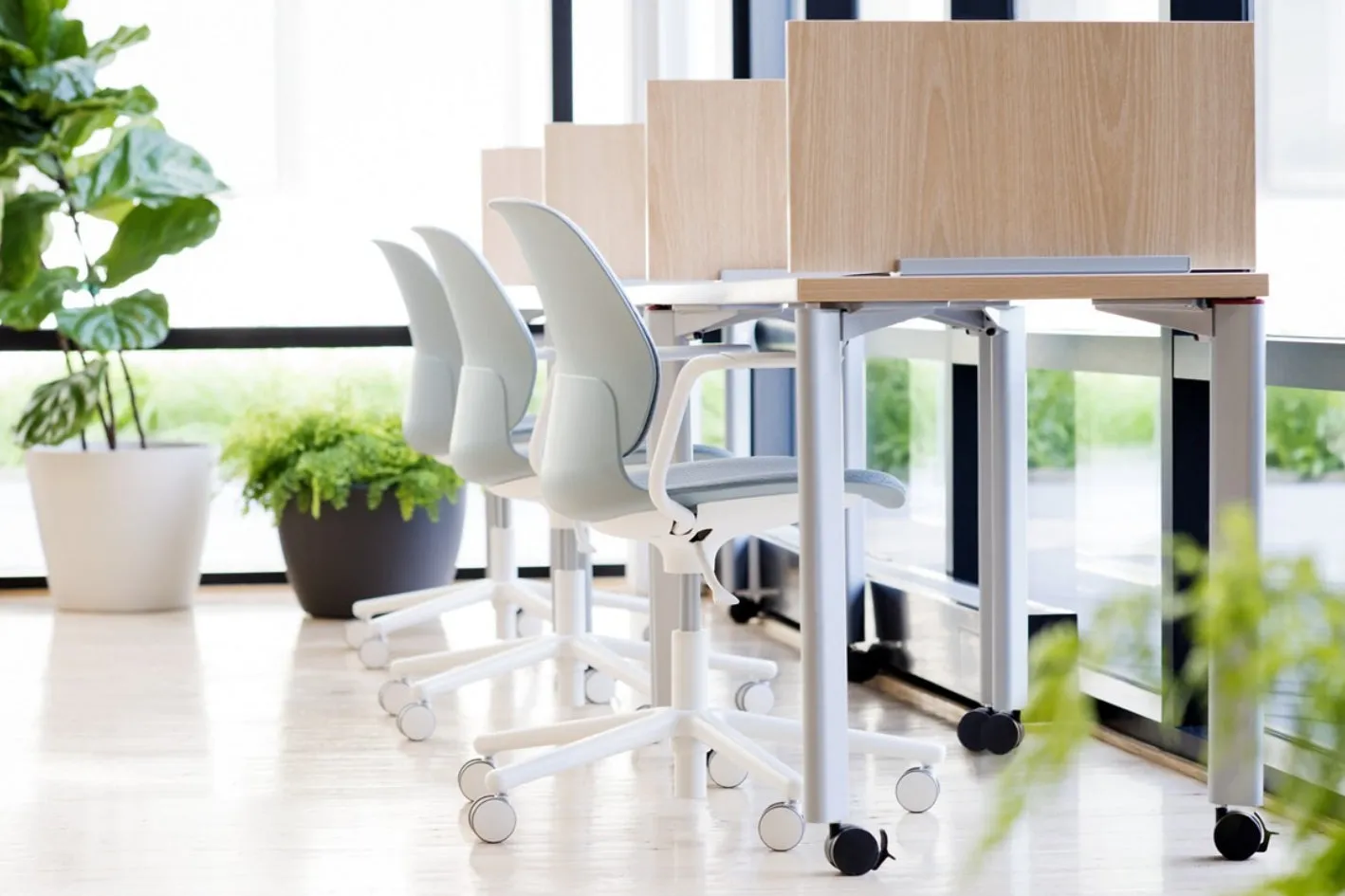 Maari Upholstered Chair with 5-Star Base