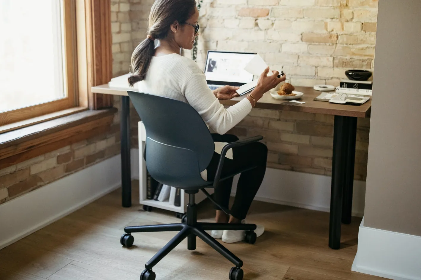 Maari Upholstered Chair with 5-Star Base