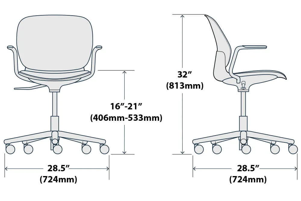 Maari Upholstered Chair with 5-Star Base