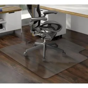 Marbig Tuffmat Chairmat Polycarbonate Hard Floor Keyhole 900 X 1200Mm Clear