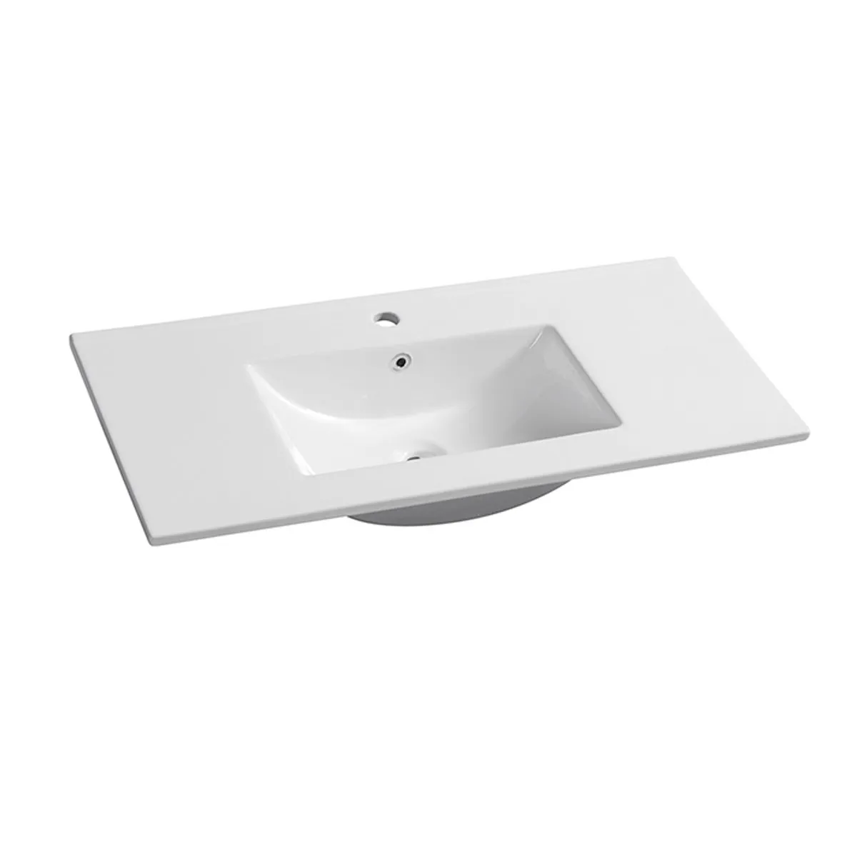 Mia 900mm Wall Hung Vanity   Ceramic Top