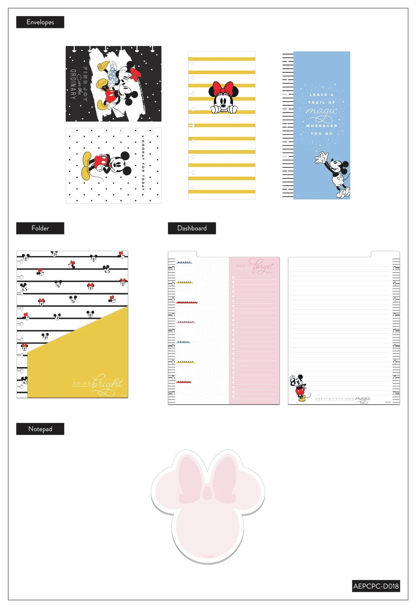 Mickey and Minnie Big Dreams Classic Planner Companion