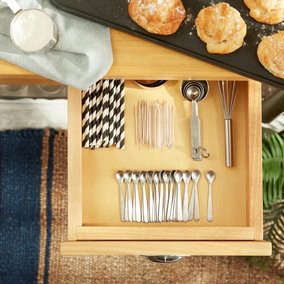 Micro Salt Spoon - Matte Stainless