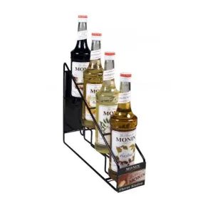 Monin Syrup Wire Rack (4 Bottles)