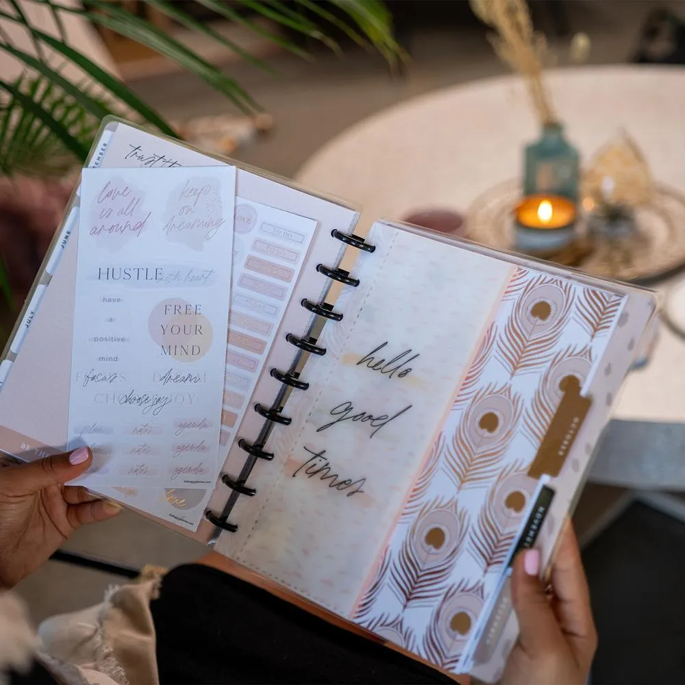 Neutral Leopard Classic Planner Companion