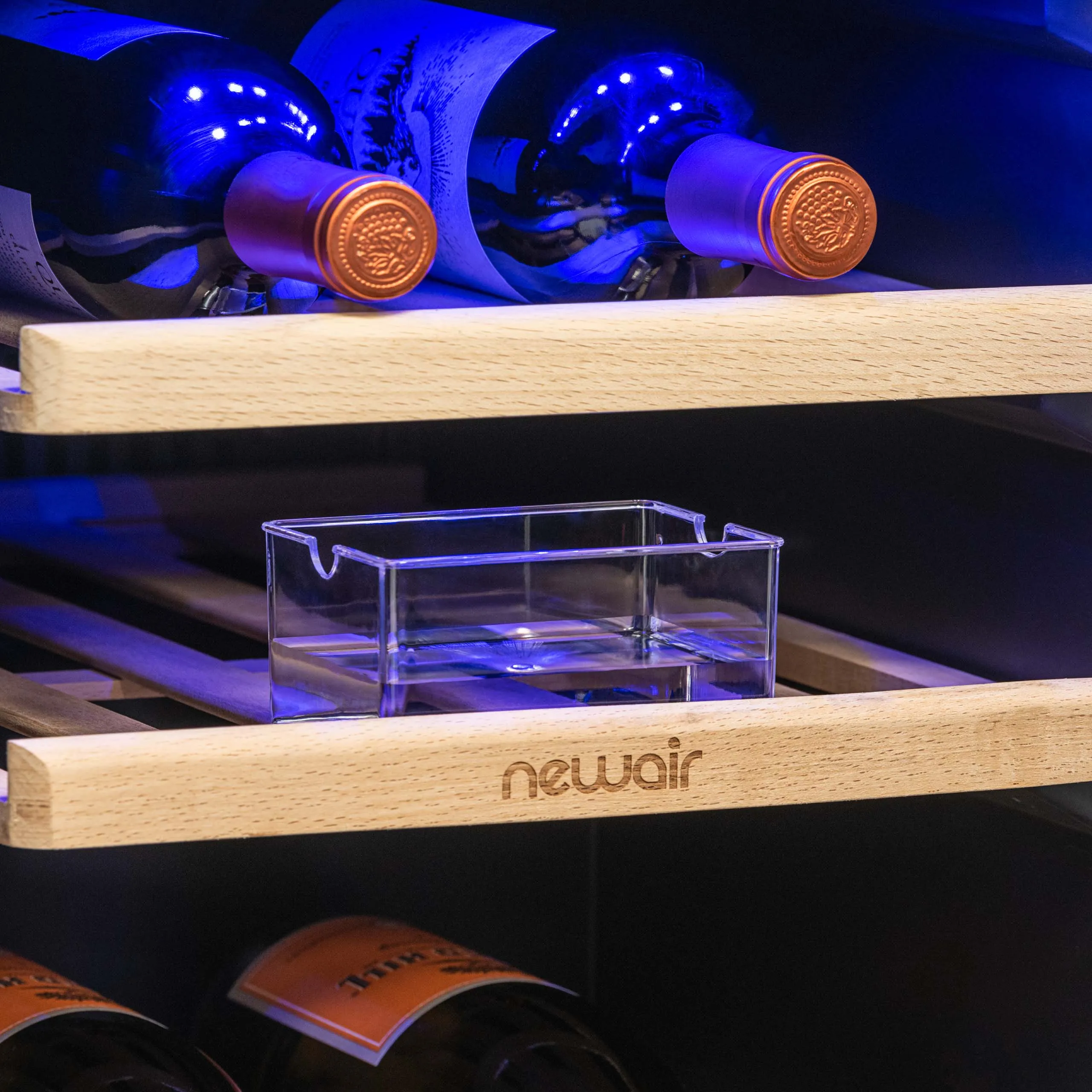 NewAir 48 Can, 9 Wine Bottle Dual Zone Compressor Wine Cooler