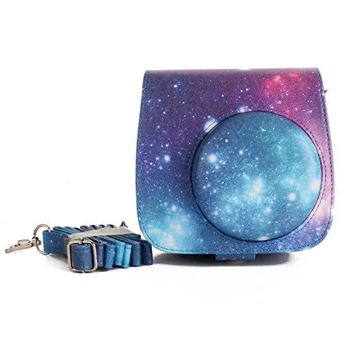 Nodartisan 12 in 1 Instax Mini 8/8  Accessory Bundles (Galaxy Mini 8 Case/Photo Case/Album/Hang Album/Lens/Filters/Film Frames/Hang Frames/Film Sticker/Camera Sticker/Battery Cover/Film Pouch)