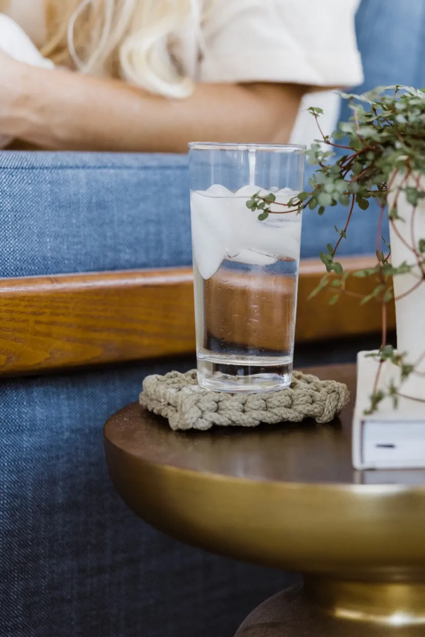 Olive Mill Crocheted Coasters