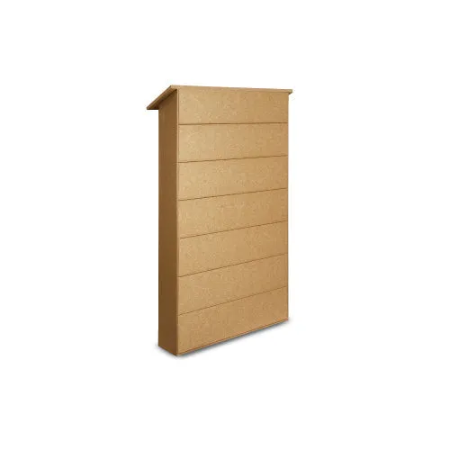 Outdoor Message Center 24" x 48"  Magnetic White Dry Erase Board with Posts (Single Door)
