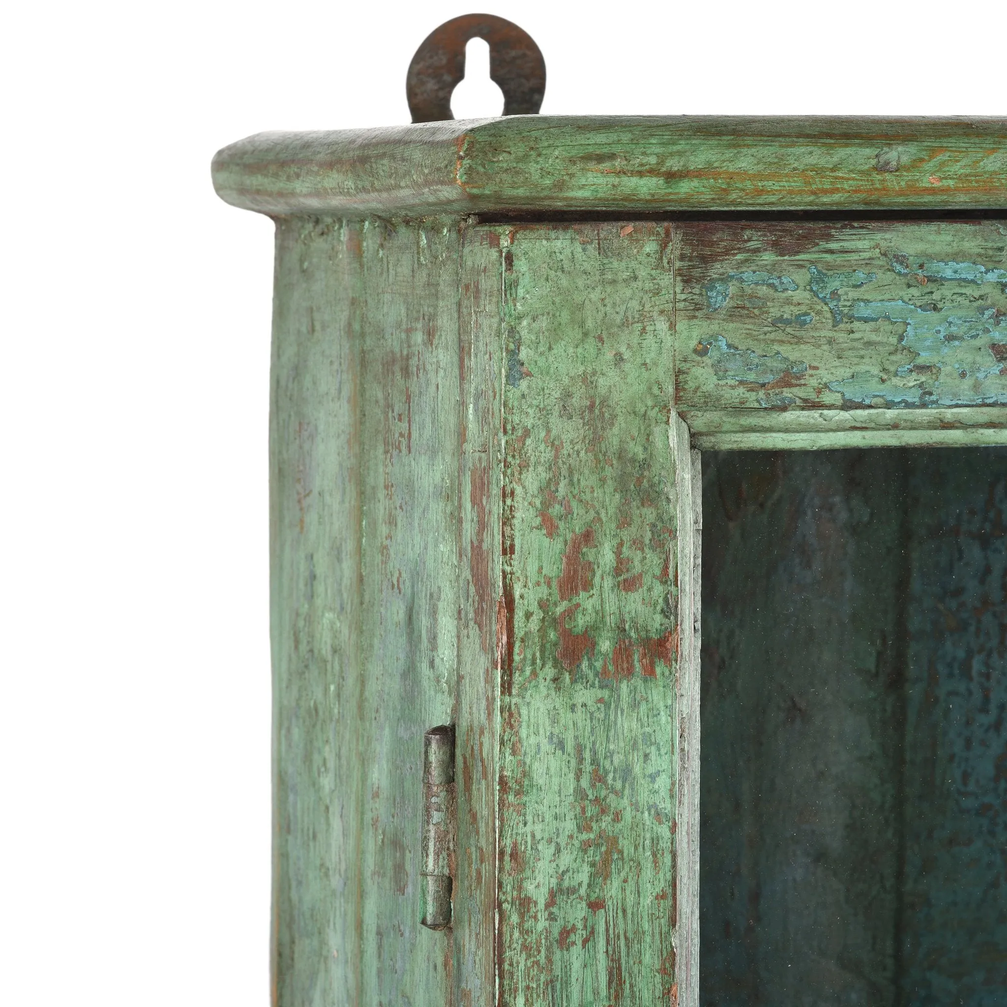 Painted Wall Cabinet From Gujarat - Ca 1930's