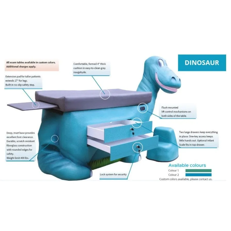 PediaPals Pediatric Examination Table (Dinosaur)