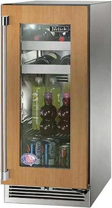 Perlick 15 inch Signature Series 2.8 cu.ft.Beverage Center HP15BO-4-4