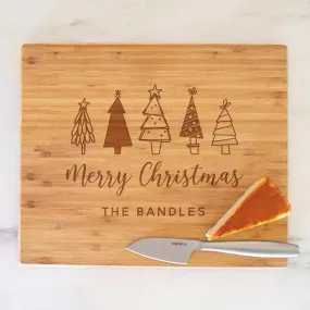 Personalized Holiday 11x13 Cutting  Boards