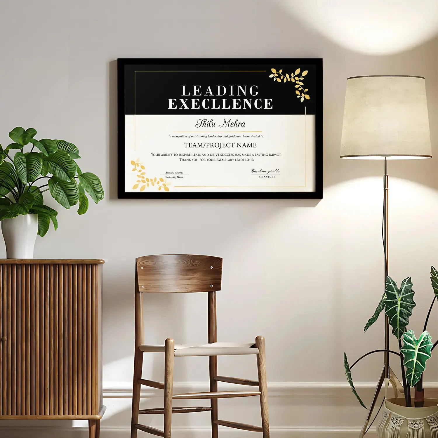 Personalized Leadership Certificate