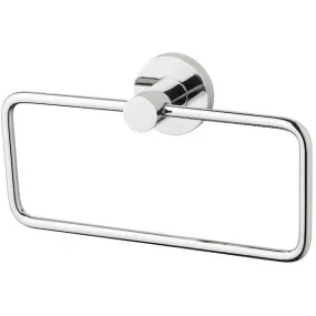 Phoenix Radii Hand Towel Holder Round Plate Chrome