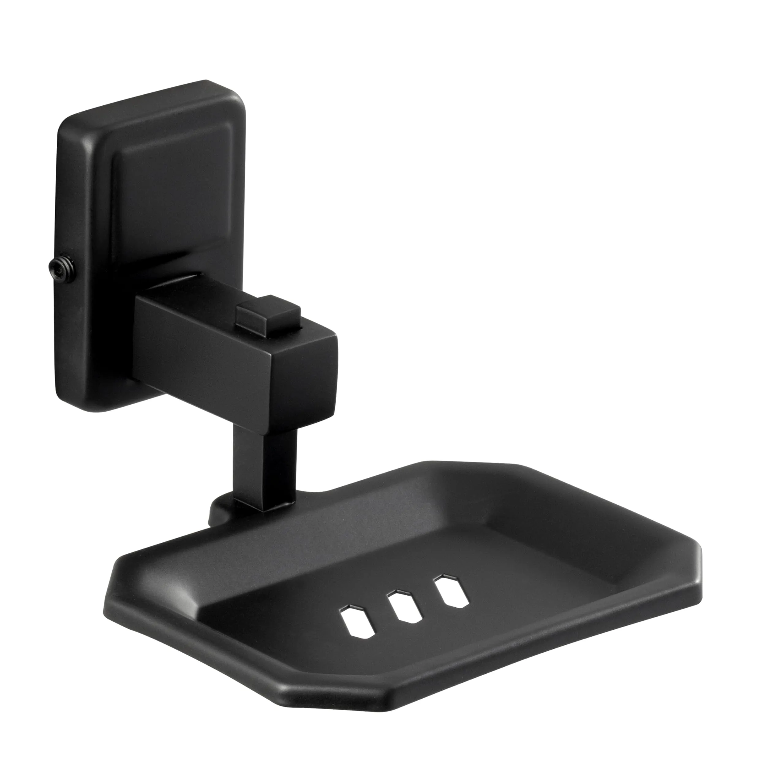 Plantex Darcy Black soap Holder Stand for Bathroom and wash Basin (304 Stainless Steel)