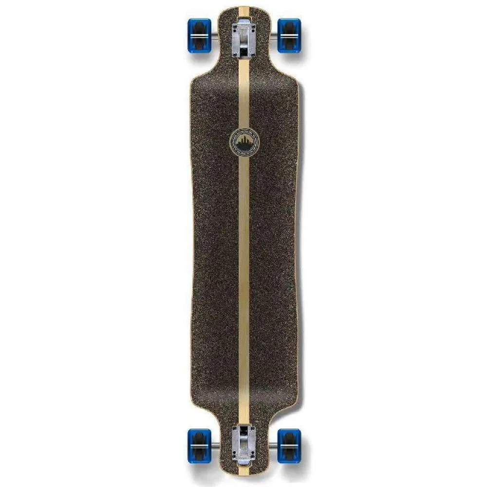 Punked Lowrider Longboard Complete - Checker Blue