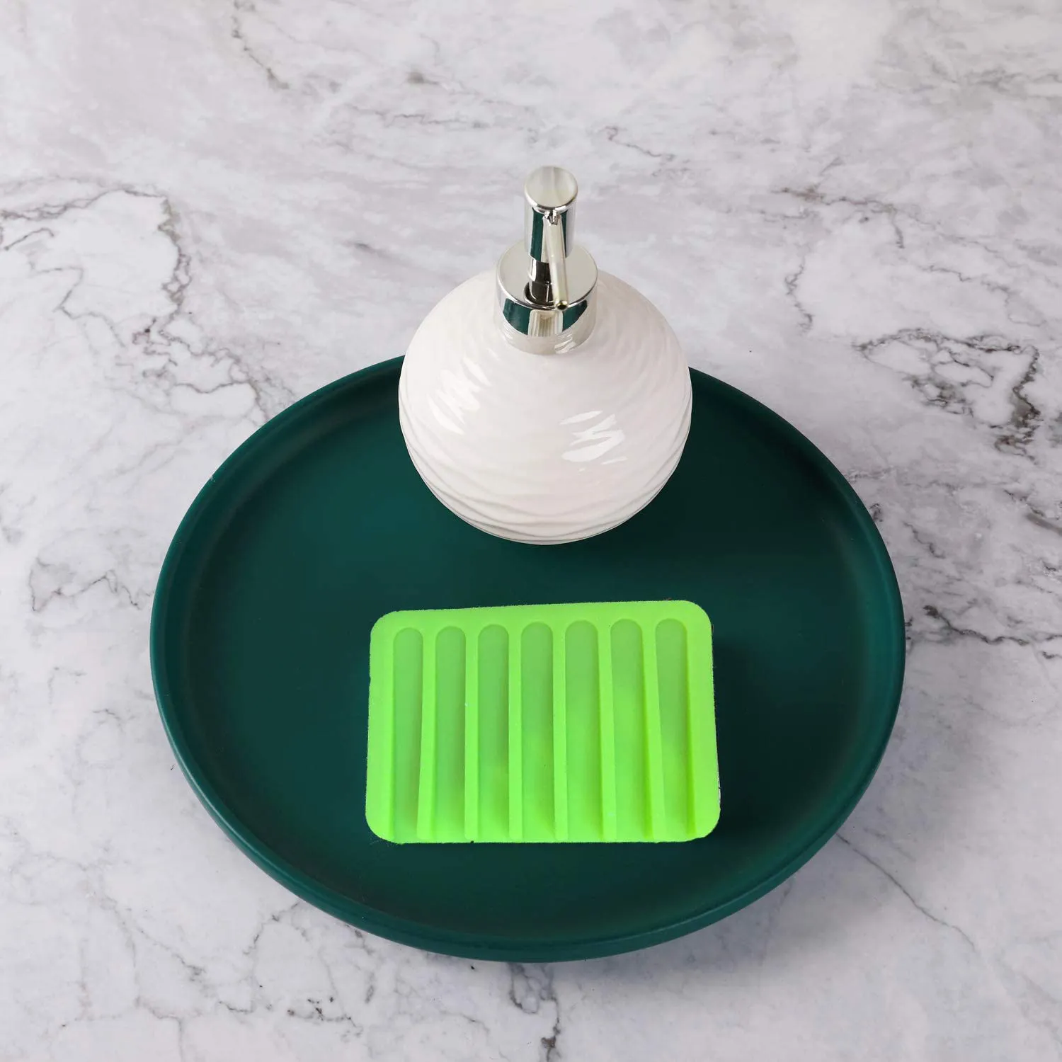 Quanzhou Chenchenchen E-Commerce Co.,Ltd 5pcs Soap Dish, Soap Holder Soap Saver Soap Pad