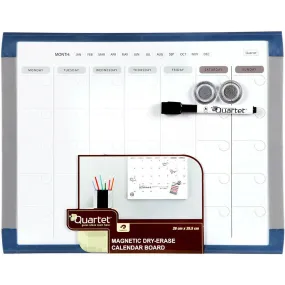 Quartet Basics Monthly Planner Board 280 X 360Mm Blue Frame