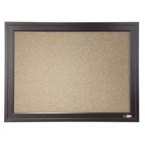 Quartet Espresso Brown Cork Bulletin Board 430x580mm