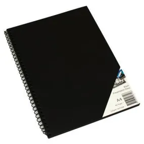 Quill Visual Art Diary 110Gsm 90 Page A4 Pp Black