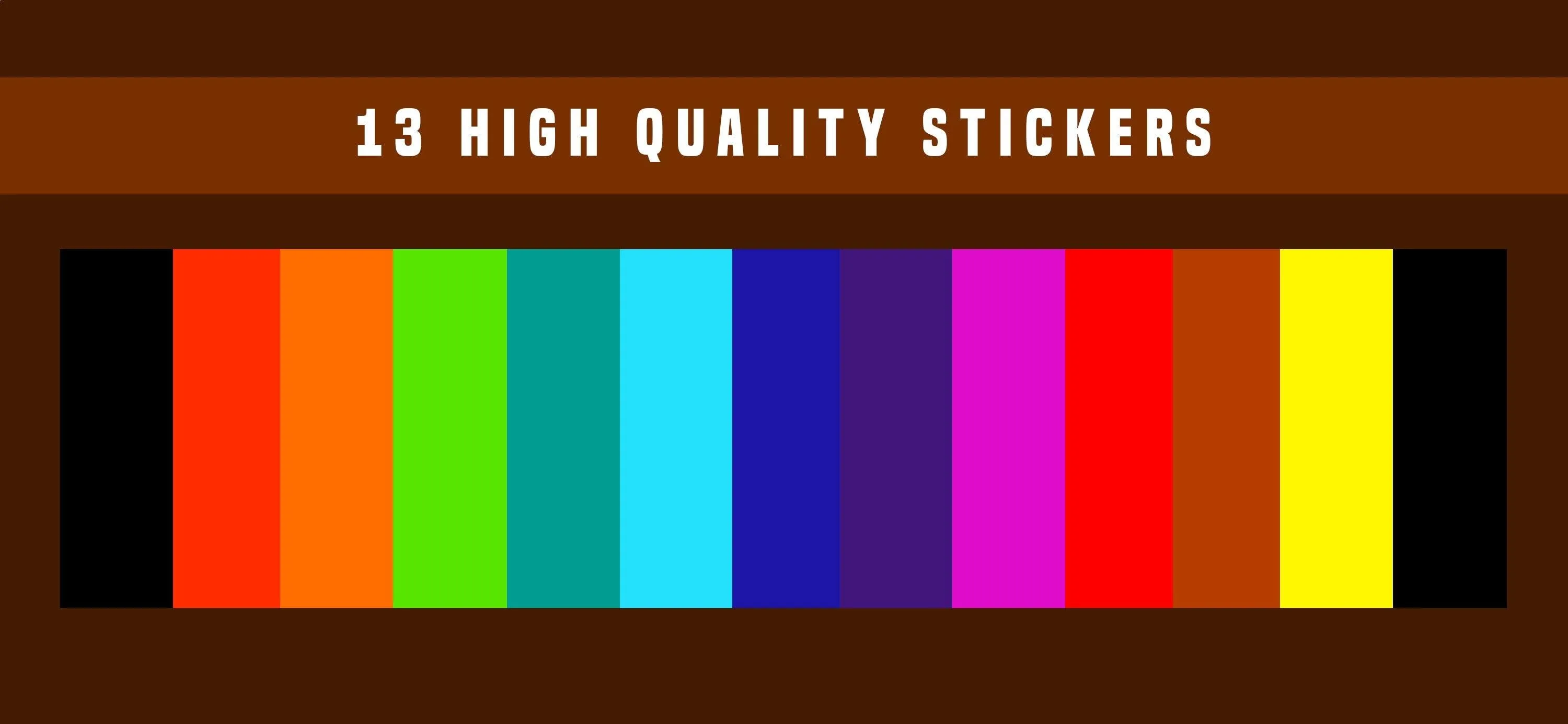 Rainbow Self-adhesive Stairs Risers Stickers