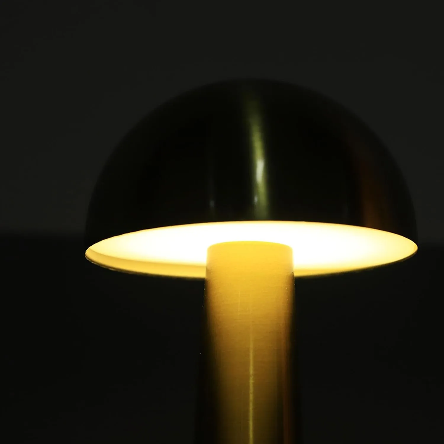 Rechargeable Led Mushroom 3-Color Temperature Touch Table Lamp Ab-Td26