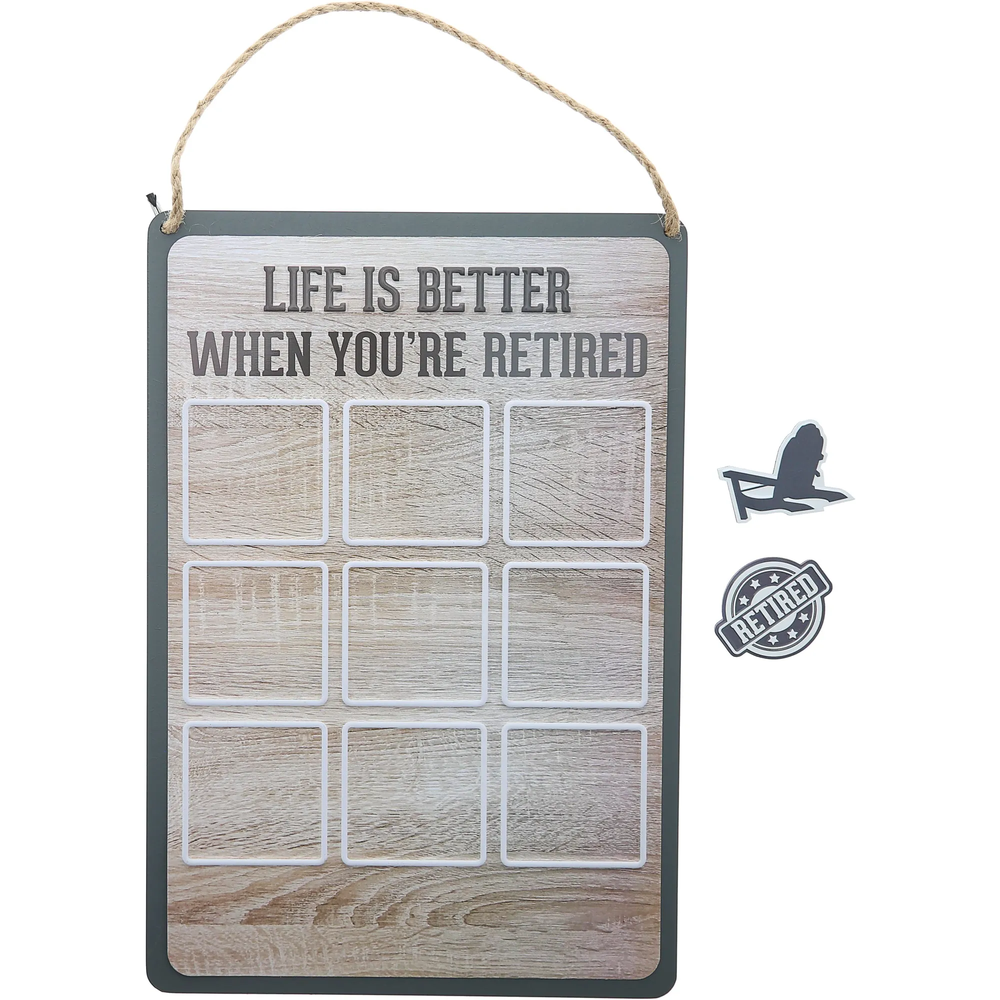 Retired 8.5" x 12.5" Magnetic Tic Tac Toe Board