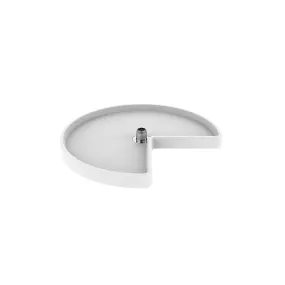 Rev-A-Shelf / 6471-24-11-52 / Polymer Kidney-Shaped-Shaped 1-Shelf Lazy Susan Shelf for Corner Base Cabinets (No Post Included)