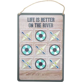 River 8.5" x 12.5" Magnetic Tic Tac Toe Board