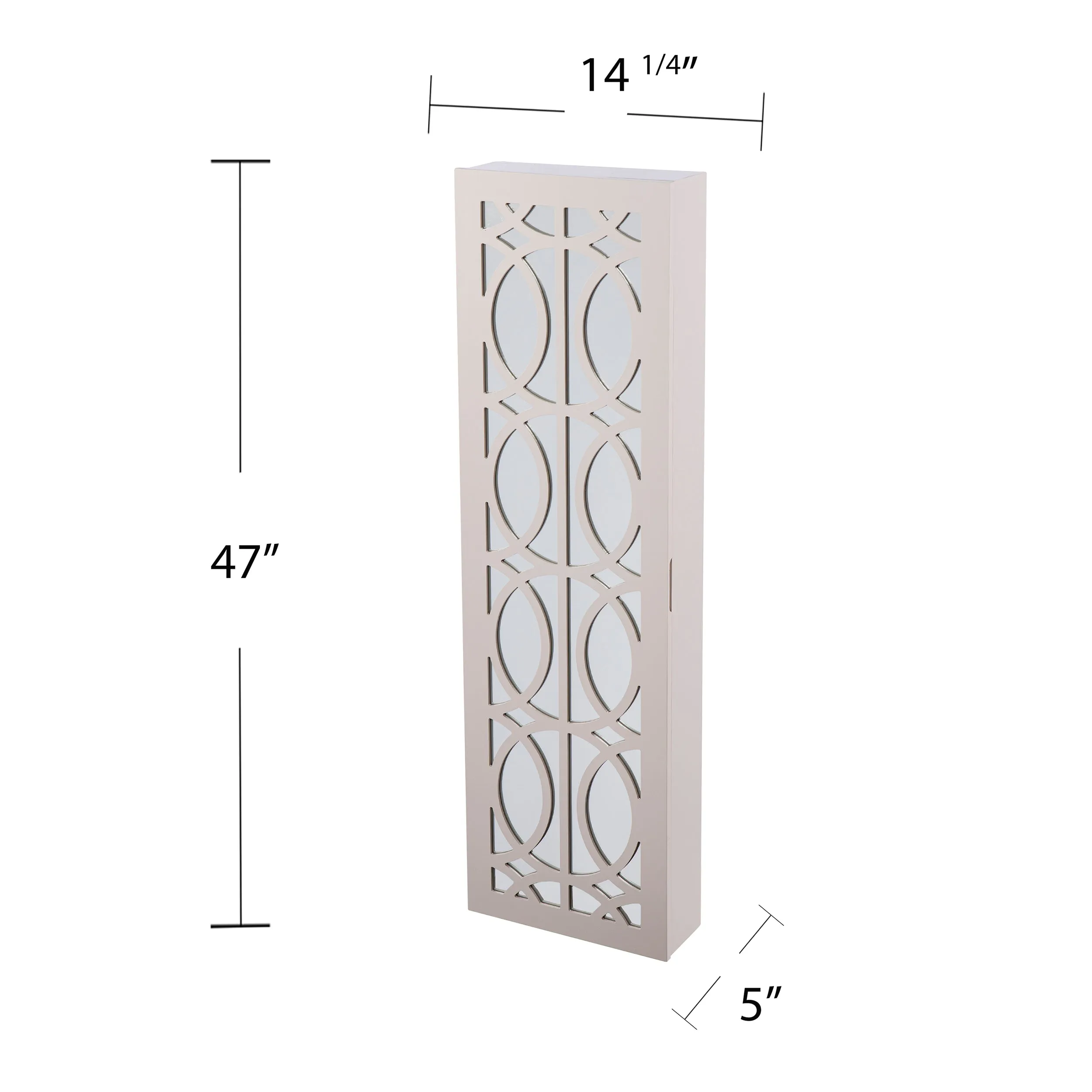 Rymont Wall Mount Jewelry Armoire