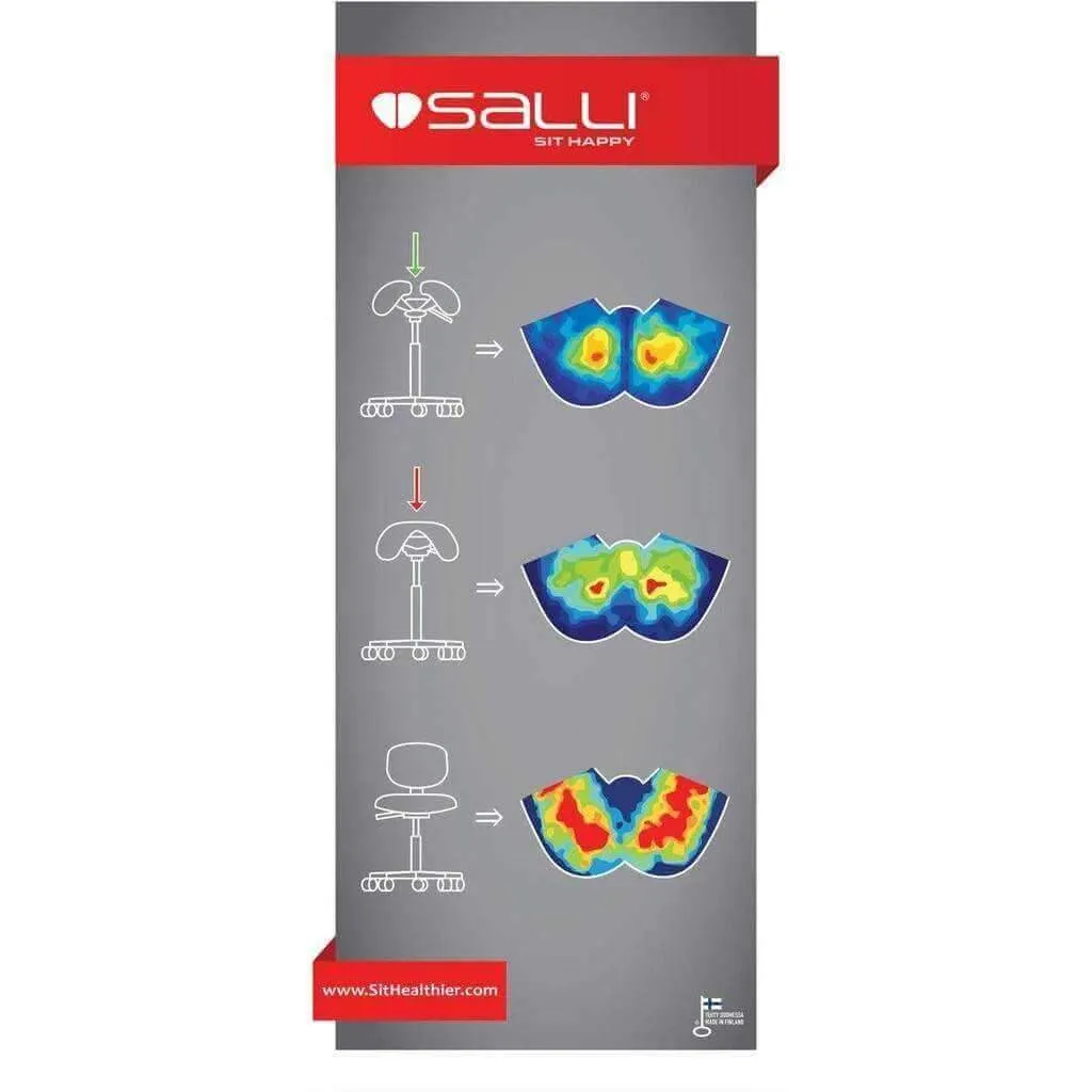 Salli Classic Ergonomic Saddle Chair or Stool