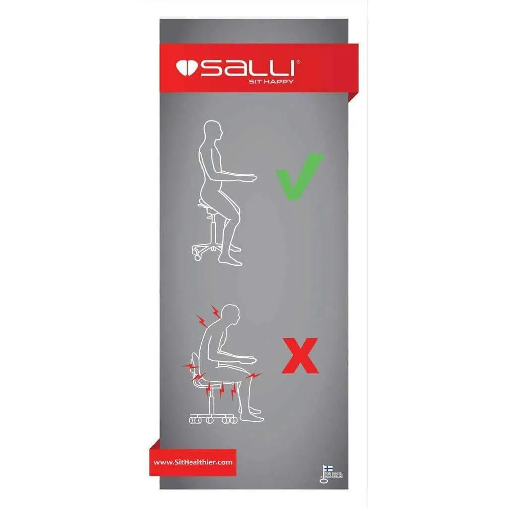 Salli Classic Ergonomic Saddle Chair or Stool