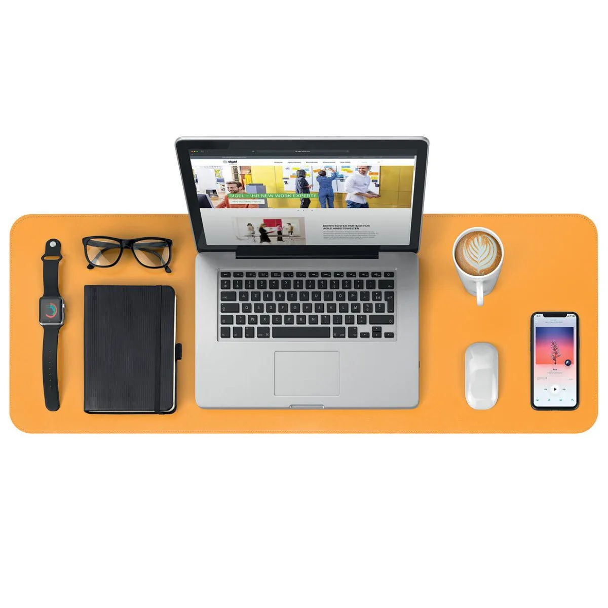 Sigel Waterproof & Rollable Desk Pad, 80 x 30 cm, Assorted Colors