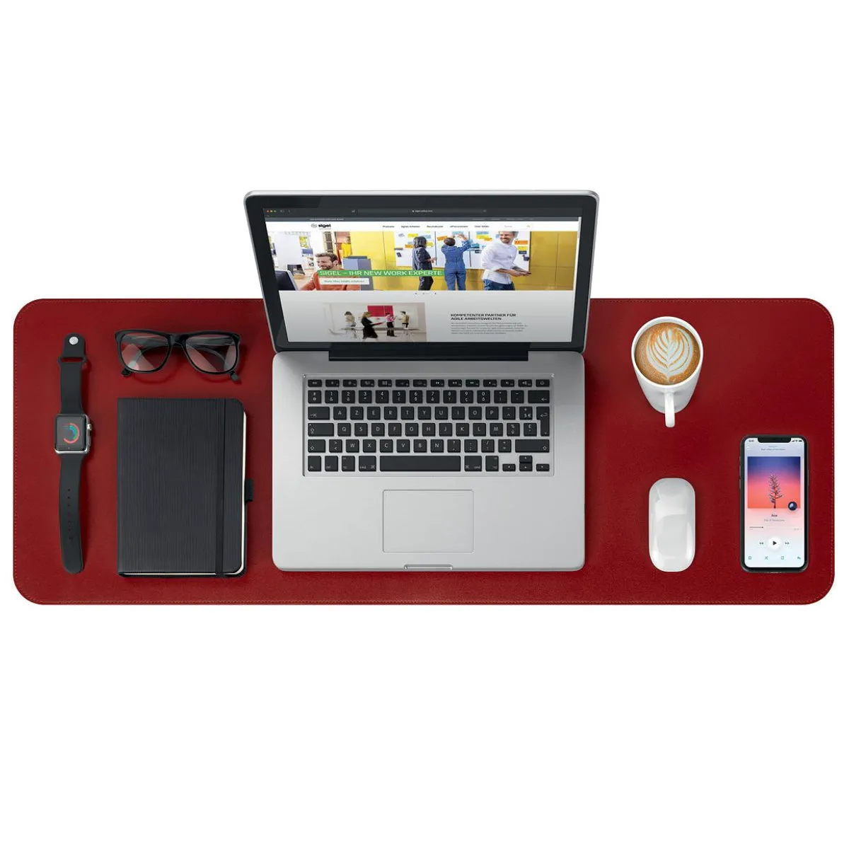 Sigel Waterproof & Rollable Desk Pad, 80 x 30 cm, Assorted Colors