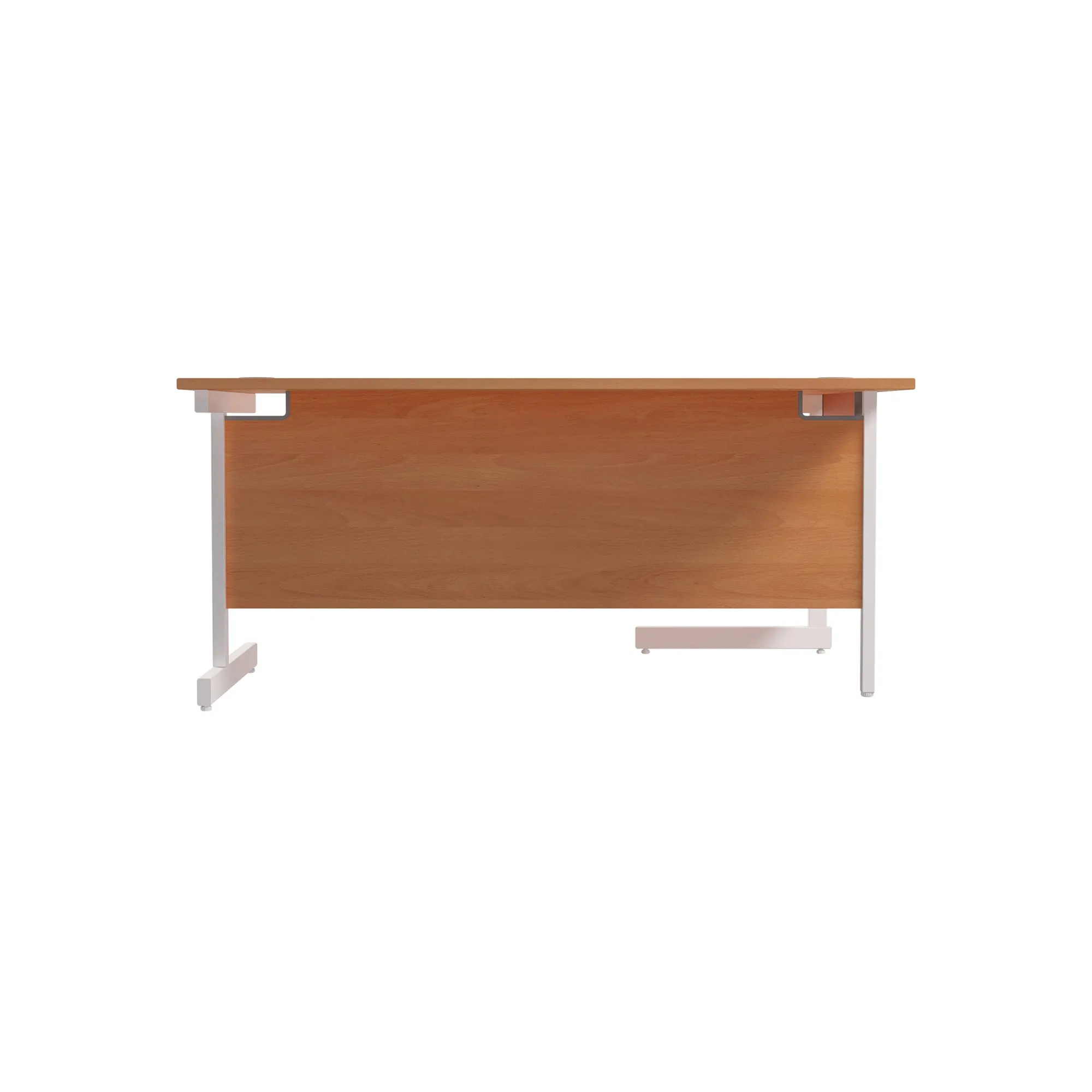 Single Upright Left Hand 1600mm Crescent Desk