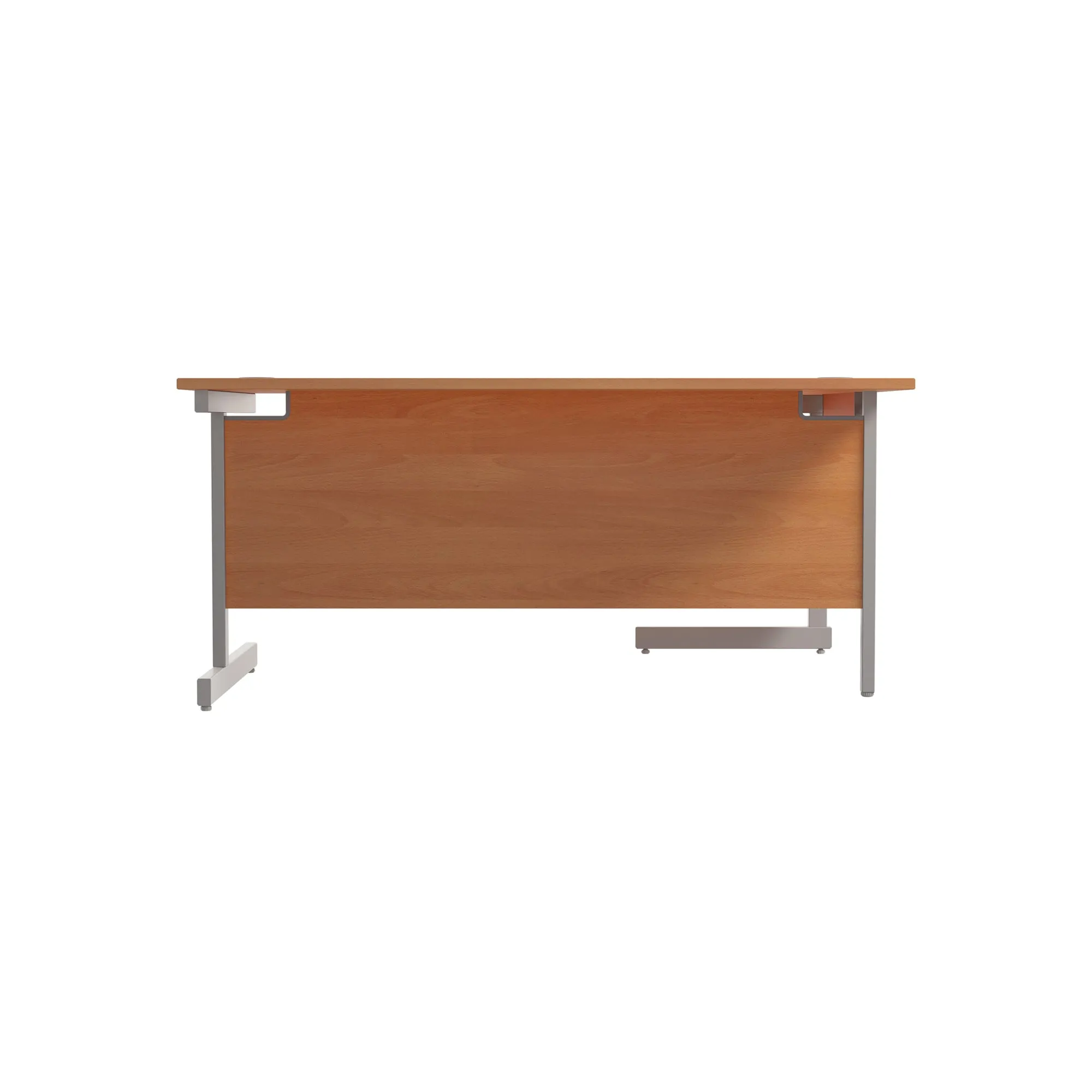 Single Upright Left Hand 1600mm Crescent Desk