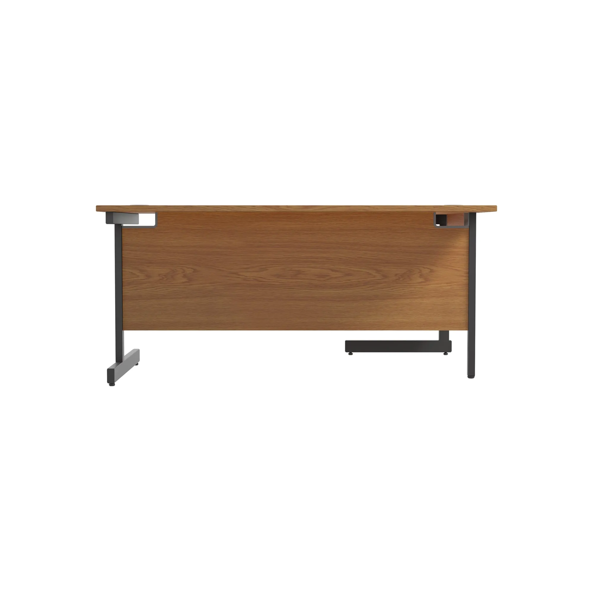 Single Upright Left Hand 1600mm Crescent Desk