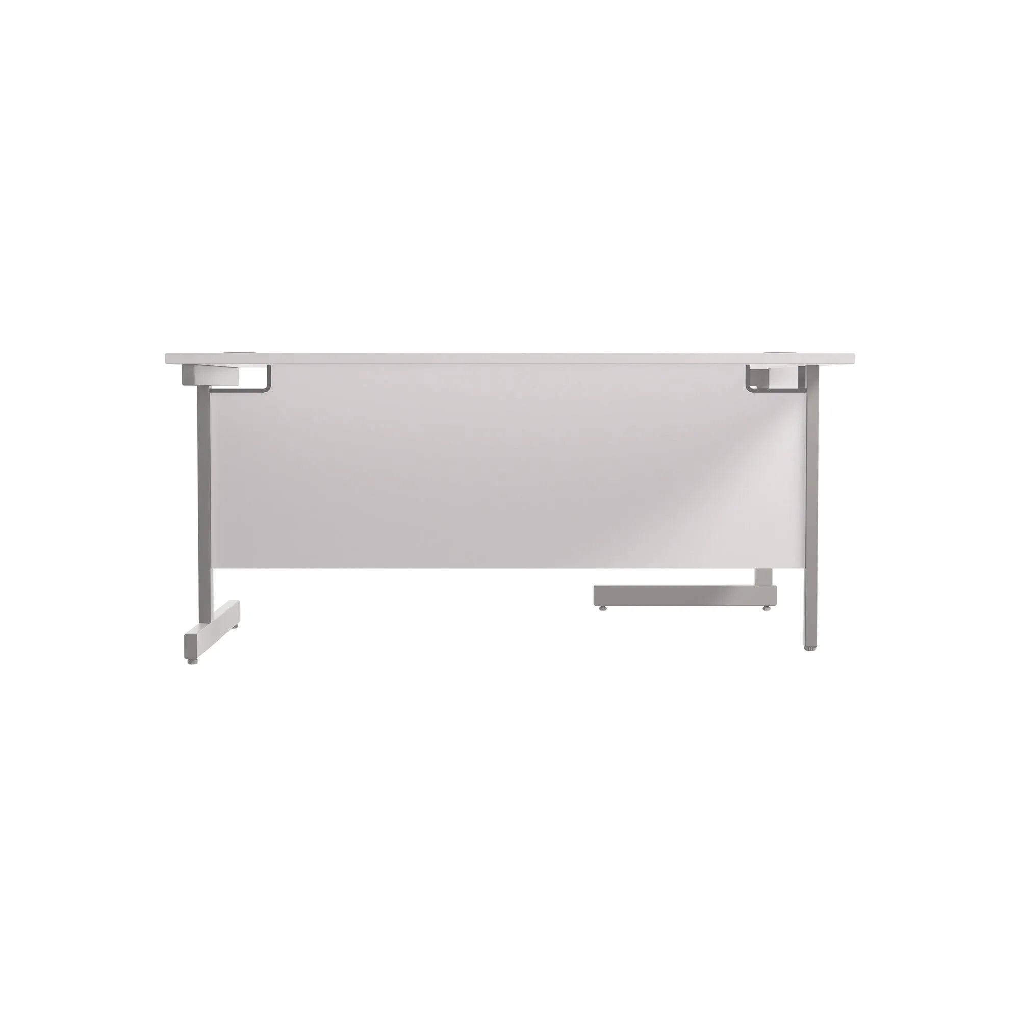 Single Upright Left Hand 1600mm Crescent Desk