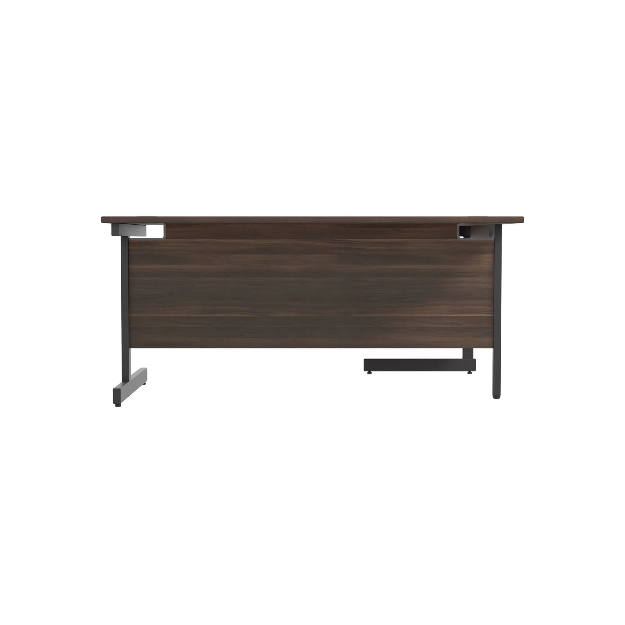 Single Upright Left Hand 1600mm Crescent Desk