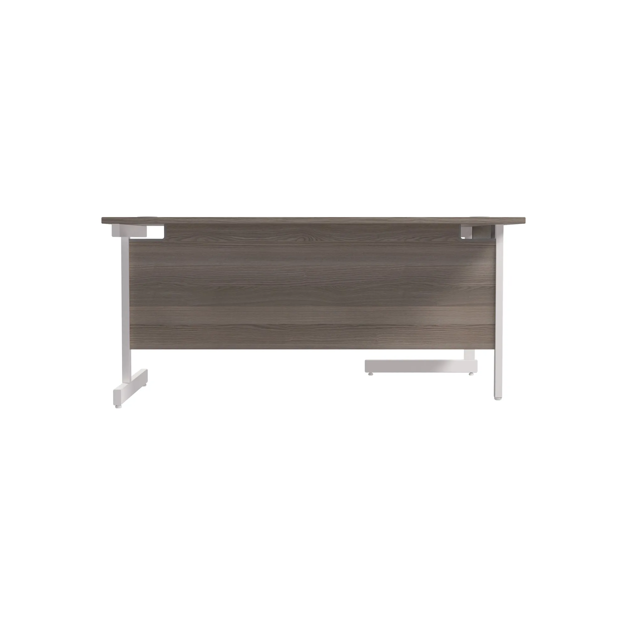 Single Upright Left Hand 1600mm Crescent Desk