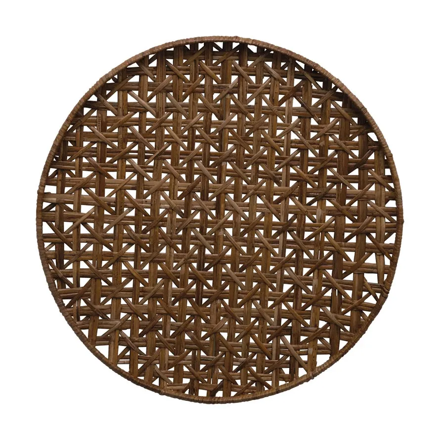 Small Round Wooden Tray