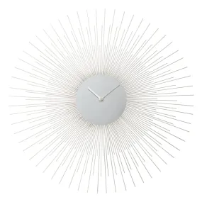 Sonne Wall Clock Silver