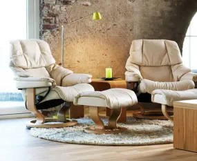 Stressless Reno Classic Chair With Footstool
