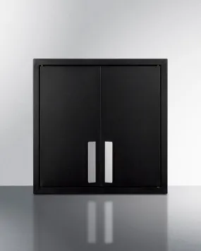 Summit CAB18TALLBLK 18" Wide Wall Cabinet