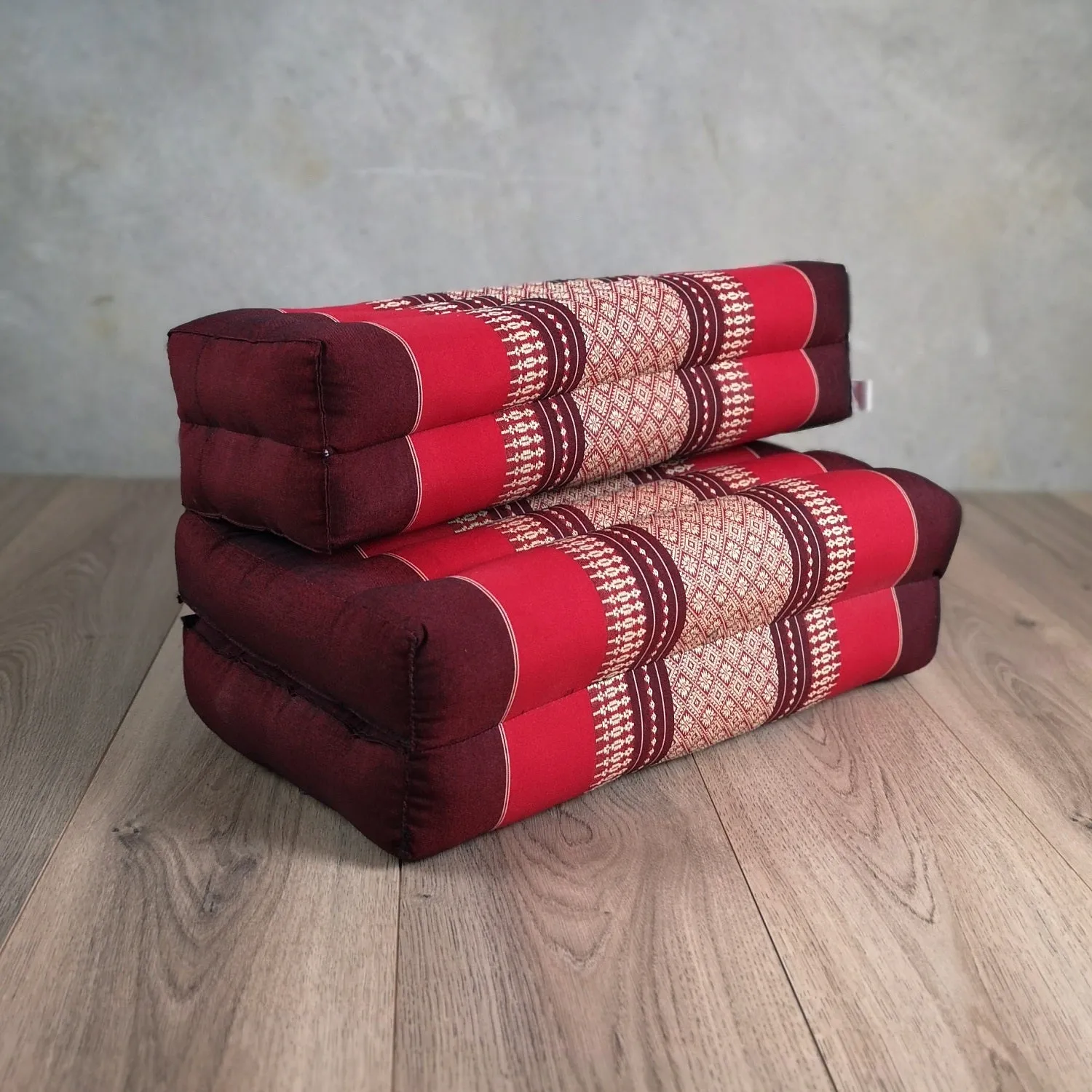 Thai kapok cushion 3-Fold Zafu Meditation Cushion Set-100% Kapok Fibre.